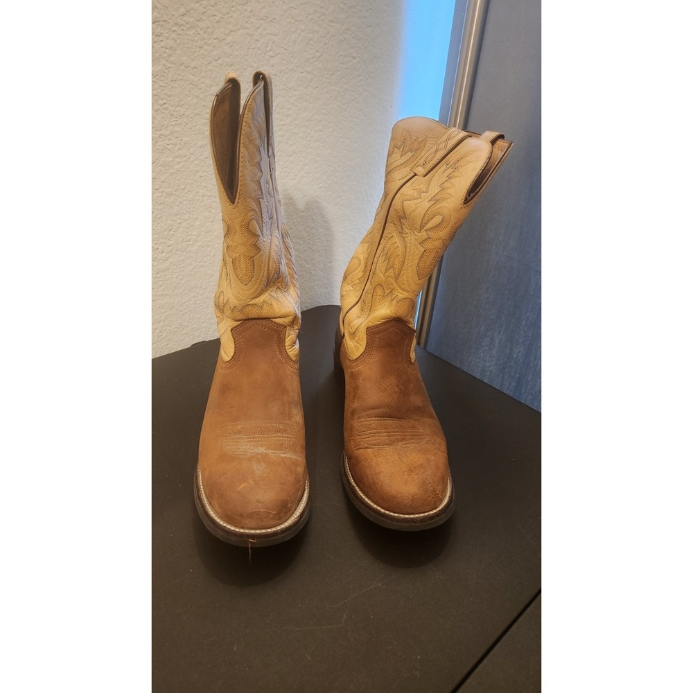 Justin Men's Frontier Western‎ Boots - Picture 4 of 8